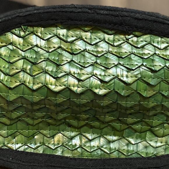 Lantern Moon Embroidered Straw Tote - Picture 10 of 10